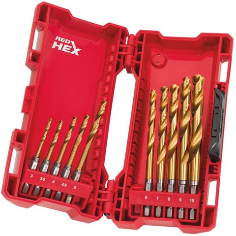 Shockwave HSS-G Red Hex boren set