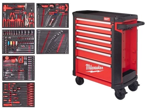 TOOLGUARD™ gevulde gereedschapswagen 337-dlg