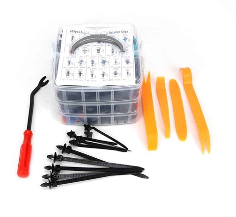 FD-3050 Clips en pluggen voor de auto | 650-delig