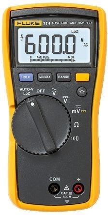 Fluke-114 EUR TRMS multimeter met meetsnoeren