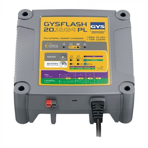 GysFlash Acculader 12 / 24 V 15 - 300 Ah
