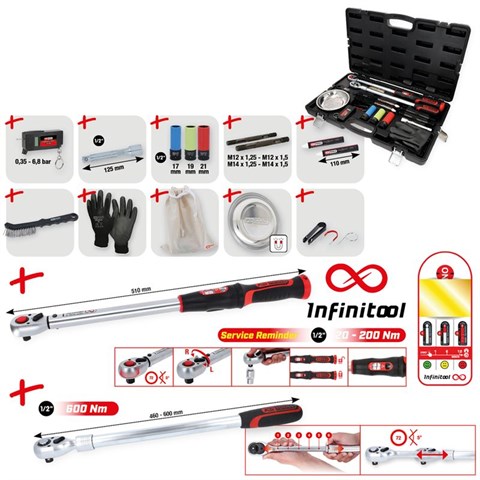 wielwissel serviceset met 1/2 KS Tools moment