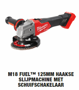 M18 FSAG125X-0 Fuel MET SCHUIFSCHAKELAAR