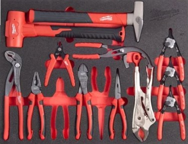 TOOLGUARD gevulde gereedschapswagen 337-dlg grijs