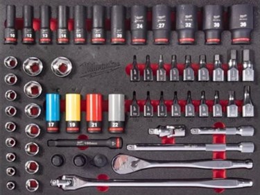 TOOLGUARD gevulde gereedschapswagen 337-dlg grijs