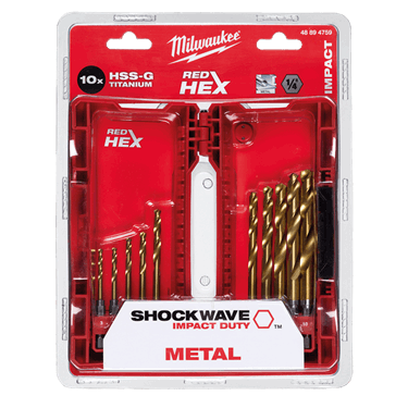 Shockwave HSS-G Red Hex boren set