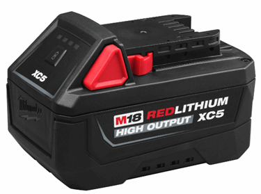 Milwaukee accu M18 HB5 5Ah High Output