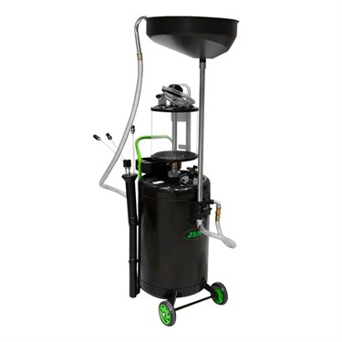 Mobiele olieopvang met afzuigunit 90L + Kijkglas