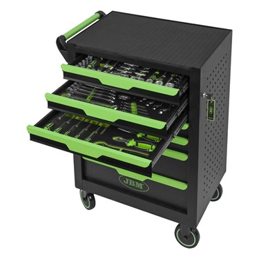 7 LADES GEREEDSCHAPSWAGEN - met gereedschap