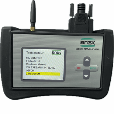 Arex EOBD scanner met OBFCM