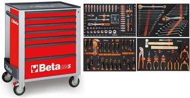 BETA Gereedschapswagen met 7 laden en 240-delig
