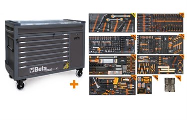 Beta BW 2400 RSC24AXXL-A Gereedschapswagen Gevuld