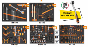 Werkplaatsinrichting Beta C45PRO Gevuld 268 set
