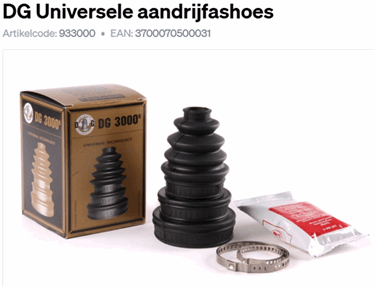 DG UNIVERSELE AANDRIJFASHOES 55MM 105MM bulk 12X