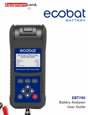 Ecobat EBT780 Accu tester met printer