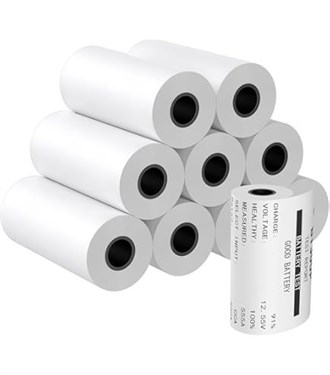 Thermisch papier rol print rol accu tester 10st