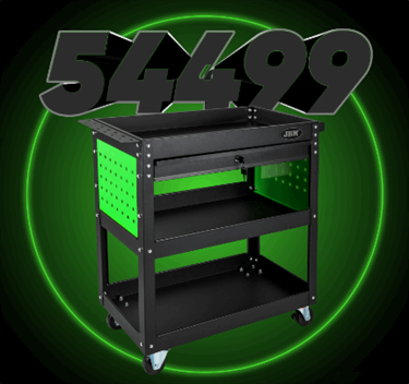 WERKPLAATSWAGEN MET 3 NIVEAUS EN 1 LADE trolley