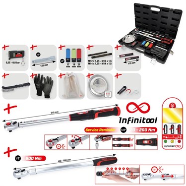 wielwissel serviceset met 1/2 KS Tools moment