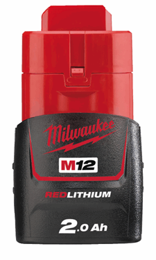 MILWAUKEE M12 B2 ACCU (12 V / 2.0AH REDLITHIUM-ION