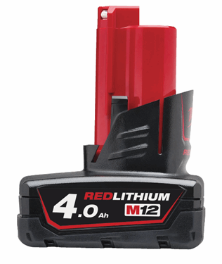 M12 Milwaukee 4,0 AH ACCU