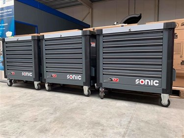 Sonic S12 gereedschap kar gevuld Tools