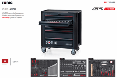 Sonic S7 Next met gereedschap koopje Op=Op